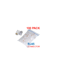 JEC-455 R-J45 Plug connector (100 pcs)