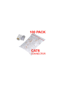 JEC-456 RJ45 CAT6 male connector (100 pcs)