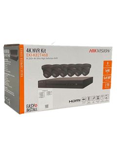 Hikvision EKI-K82T46B 4K Value Express Kits Black (NVR-2TB + 6 Cameras)