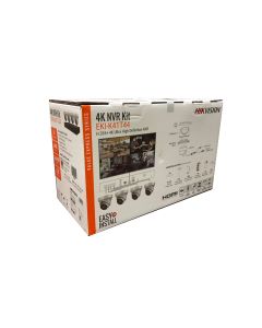EKI-K41T44 - Hikvision 4K 4-Channel Value Express IP Kits (NVR-1TB + 4 Cameras)