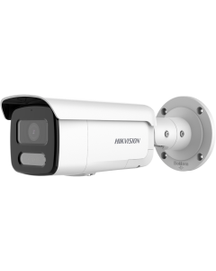Hikvision DS-2CD2T47G2-LSU/SL 4 MP ColorVu Audio Alarm & Strobe Light Fixed Bullet Network Camera