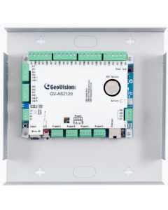 GV-AS2120 - IP Control Panel with built in PoE, Iron Box included(One-way control: 4 doors/Two-way control) w/o power adapter