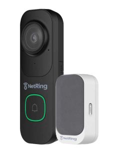 NetRing JE-NRS41BG-KIT 4MP WiFi Video Doorbell with Chime Kit