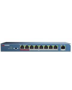 Hikvision DS-3E0109P-E/M 8+1ports 100Mbps Unmanaged PoE Switch (123W)
