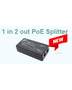 JE-DS-POE102 - 1 in 2 out PoE Splitter