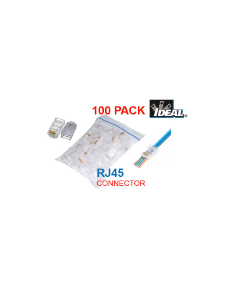 JE-IDL-85-377E  Easy RJ45 Cat5e plus connector (100pcs)/bag