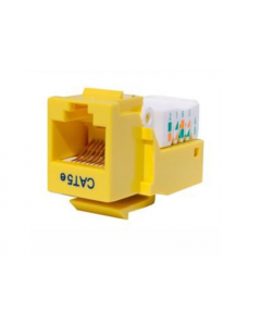 Jetview JE-KS-C5E-YWL  Cat5e Keystone 5pcs/pack (180 degree)