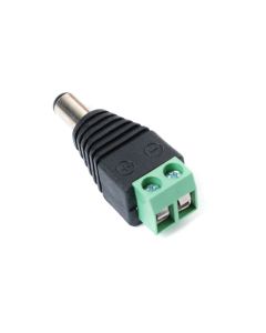 DC Power Connector Male Plug (DC connector - Male type) Model: JE-DCM 