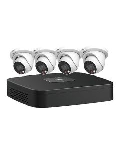 Dahua N444E42C IP Camera and Recorder Kit, 4-Channel NVR with (4) 4MP VU-MORE Cameras, 2.8mm Lens