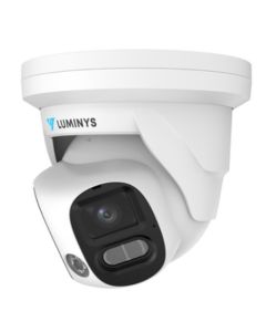 LUMINYS N5P-8DA2 2 x 4MP Network LumiDeterrent Stitched Turret Camera (2.8 mm)