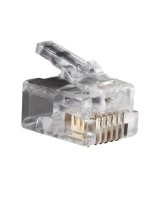 RJ11 Telephone Connectors - 100pcs/bag