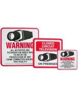 White Warning Signs